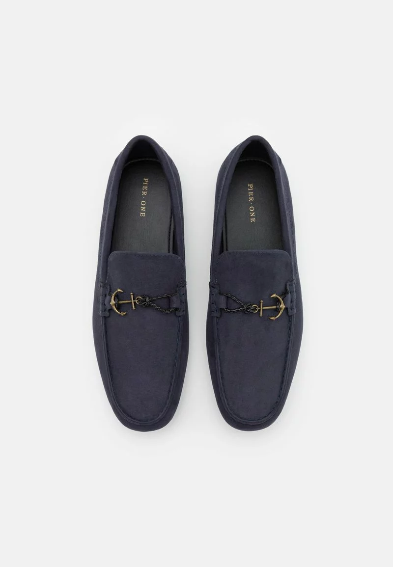 Pier One Uomo Scarpe Senza Lacci - Dark Blue 6 Pier One Uomo Scarpe Senza Lacci - Dark Blue - immagine 4