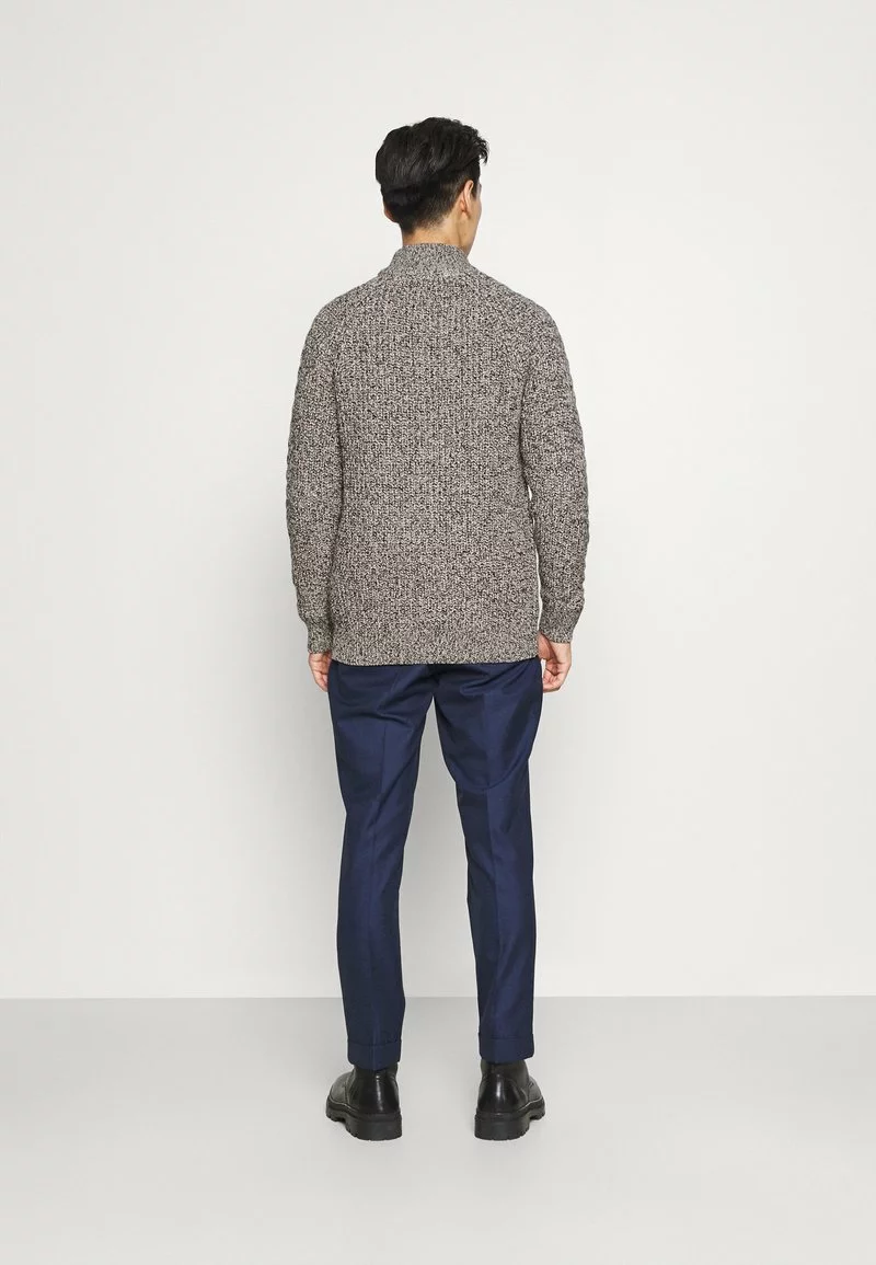 Pier One Uomo Cardigan - Mottled Grey 5 Pier One Uomo Cardigan - Mottled Grey - immagine 3