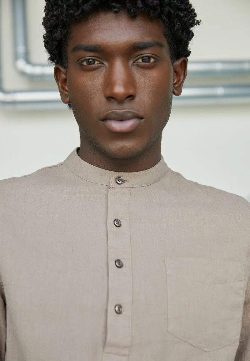 Pier One Uomo Camicia - Taupe 5 Pier One Uomo Camicia - Taupe - immagine 3