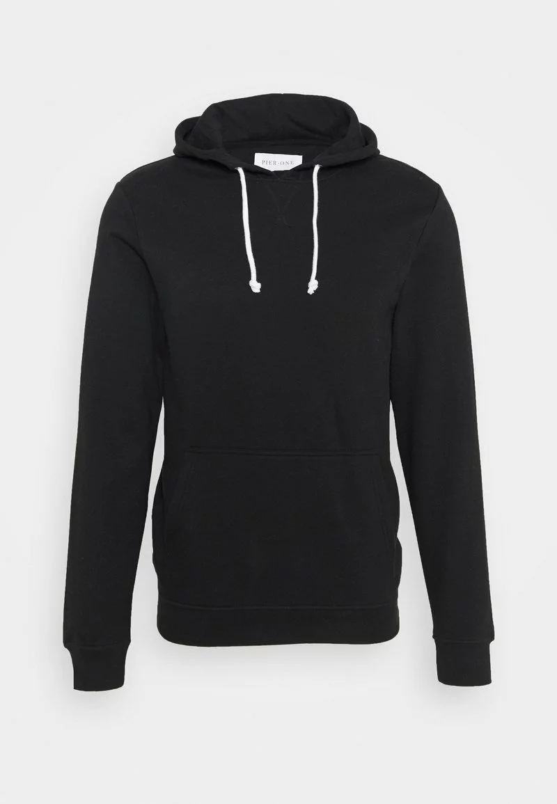 Pier One Uomo 2 PACK - Felpa Con Cappuccio - Black/white 4 Pier One Uomo 2 PACK - Felpa Con Cappuccio - Black/white - immagine 2