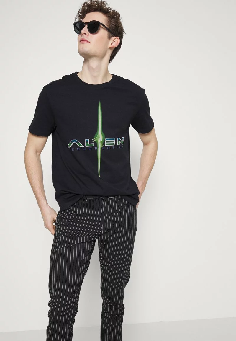 Pier One Uomo T-shirt Con Stampa - Black 6 Pier One Uomo T-shirt Con Stampa - Black - immagine 4