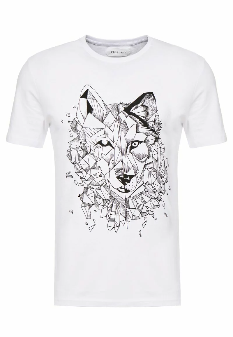 Pier One Uomo T-shirt Con Stampa - White 7 Pier One Uomo T-shirt Con Stampa - White - immagine 5