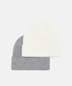 Pier One 2 PACK UNISEX - Berretto - Grey/white