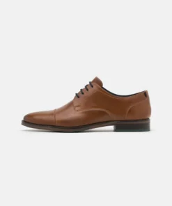 Pier One Uomo LEATHER - Mocassini Eleganti - Cognac