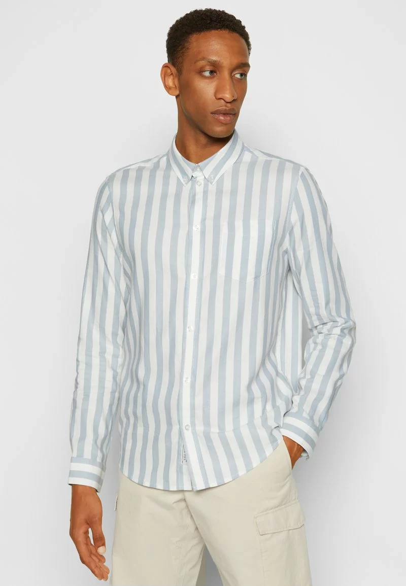 Pier One Uomo Camicia - Light Blue/white 7 Pier One Uomo Camicia - Light Blue/white - immagine 5