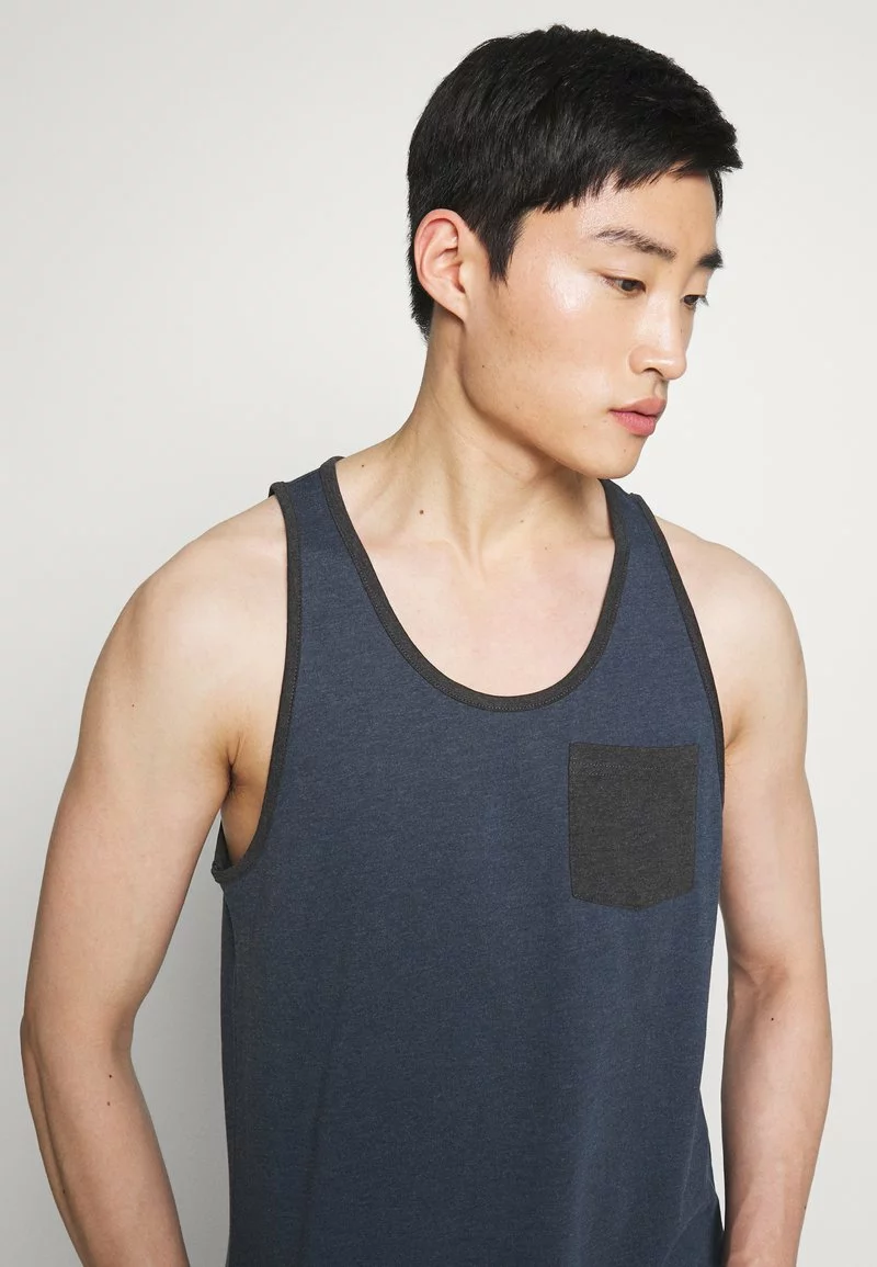 Pier One Uomo Top - Mottled Blue 6 Pier One Uomo Top - Mottled Blue - immagine 4