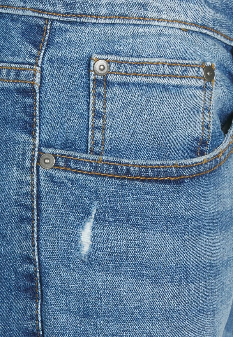 Pier One Uomo DISTRESSED DENIM SLIM FIT - Jeans Slim Fit - Light Blue 5 Pier One Uomo DISTRESSED DENIM SLIM FIT - Jeans Slim Fit - Light Blue - immagine 3