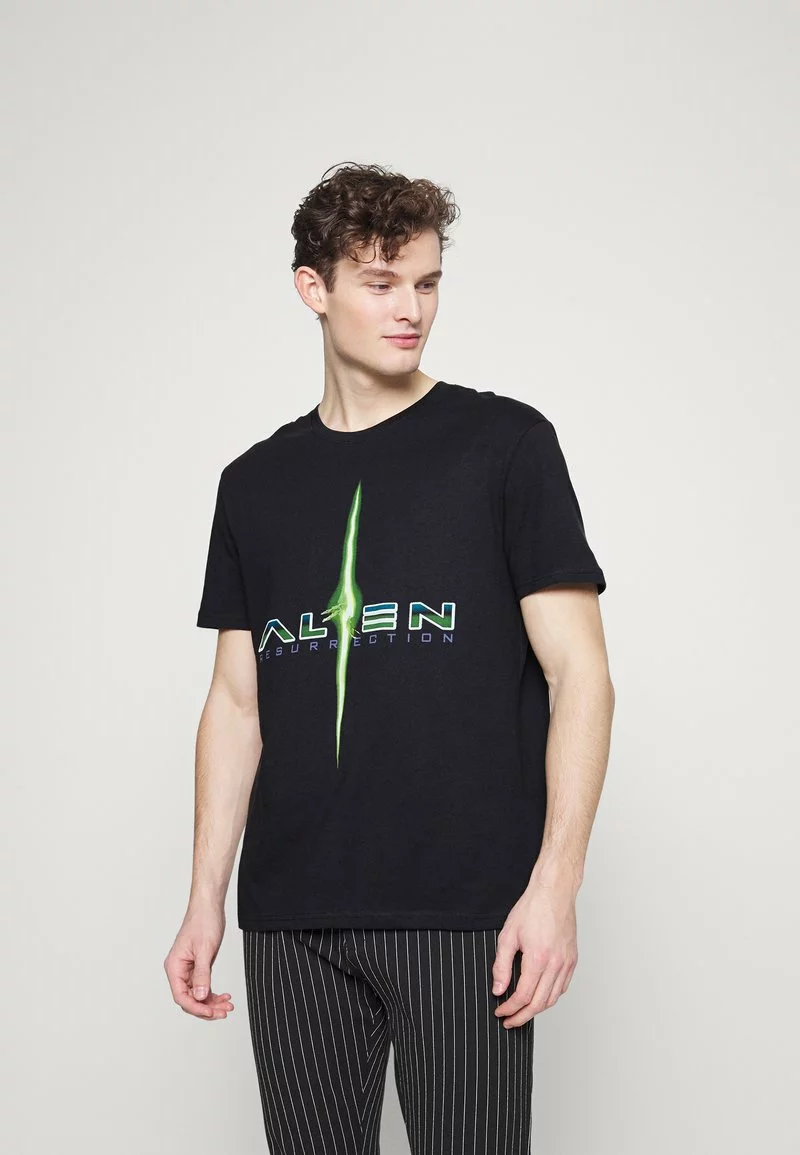 Pier One Uomo T-shirt Con Stampa - Black 3 Pier One Uomo T-shirt Con Stampa - Black