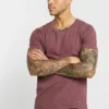 Pier One Uomo T-shirt Basic - Mottled Bordeaux -Offerta Economica Pier One 090180dc2ef2487884ad038b7f7a7d3d