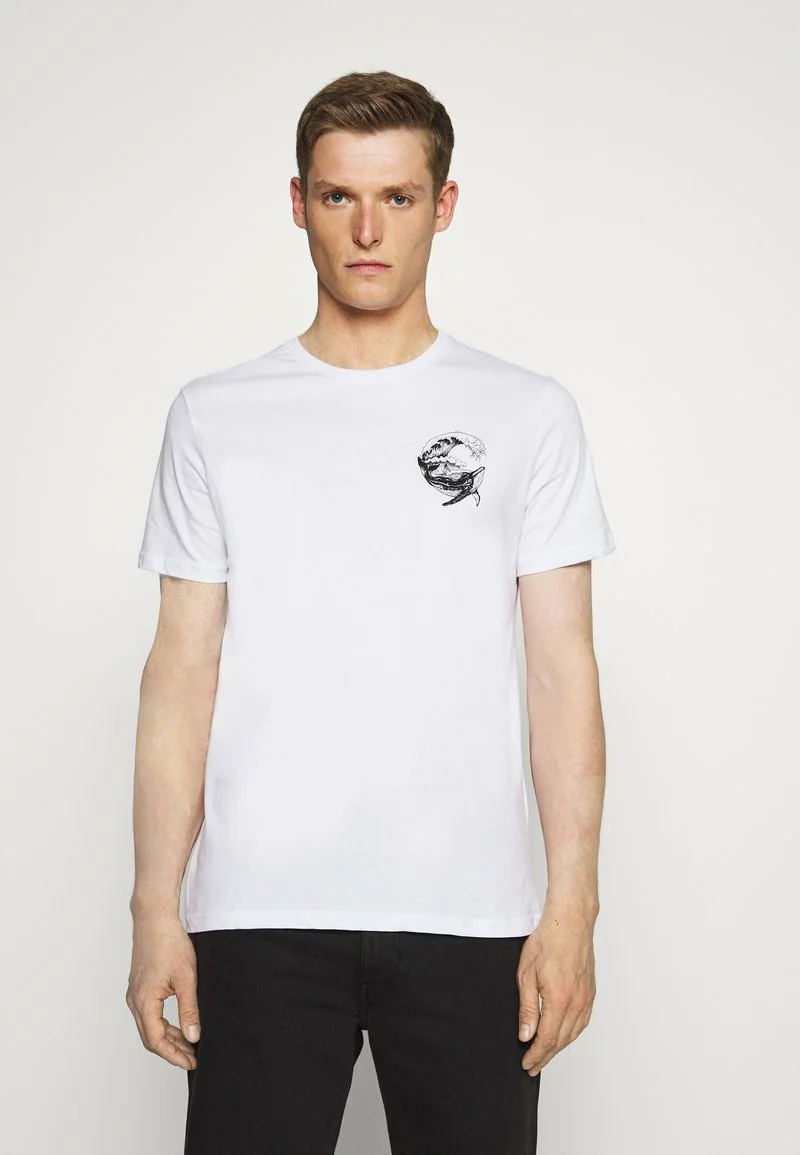 Pier One Uomo T-shirt Con Stampa - White 3 Pier One Uomo T-shirt Con Stampa - White