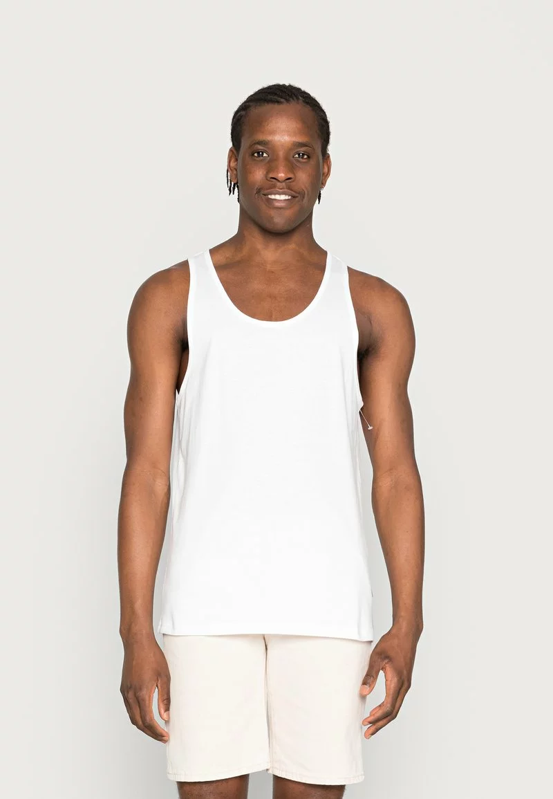 Pier One Uomo 5 PACK - Top - White / Mottled Grey / Lack 8 Pier One Uomo 5 PACK - Top - White / Mottled Grey / Lack - immagine 6