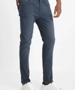 Pier One Uomo COLOURED BARON - Jeans Slim Fit - Dark Blue