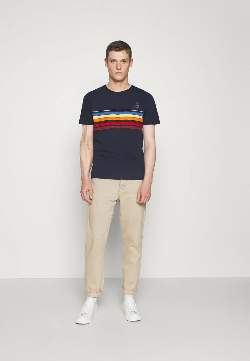 Pier One Uomo T-shirt Con Stampa - Dark Blue 4 Pier One Uomo T-shirt Con Stampa - Dark Blue - immagine 2