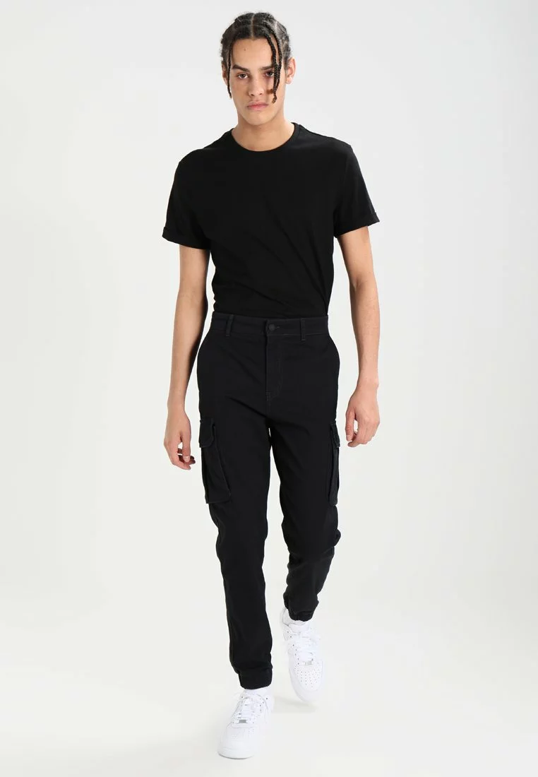 Pier One Uomo Pantaloni Cargo - Black 4 Pier One Uomo Pantaloni Cargo - Black - immagine 2