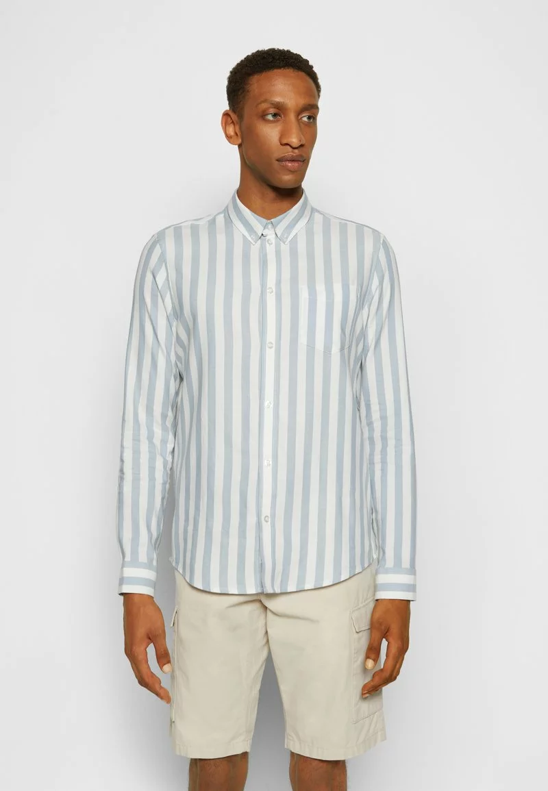 Pier One Uomo Camicia - Light Blue/white 5 Pier One Uomo Camicia - Light Blue/white - immagine 3