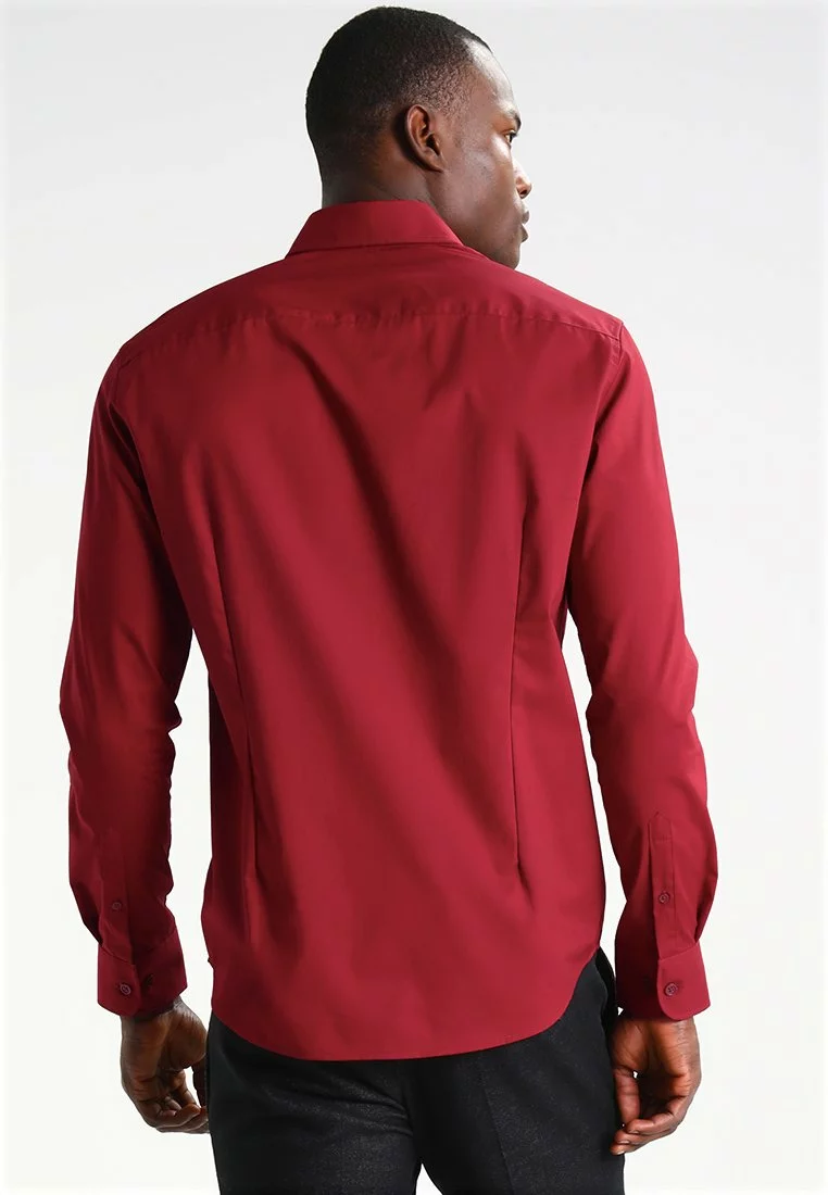 Pier One Uomo Camicia Elegante - Red 5 Pier One Uomo Camicia Elegante - Red - immagine 3