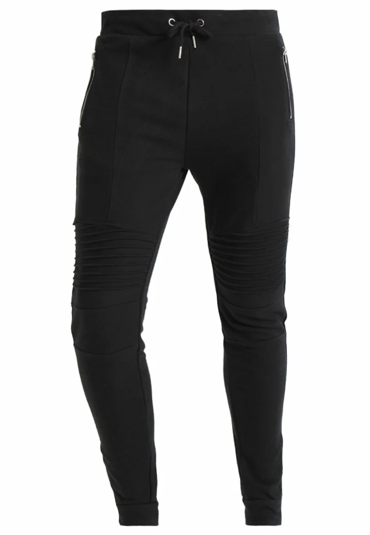 Pier One Uomo BIKER JOGGER - Pantaloni Sportivi - Black 7 Pier One Uomo BIKER JOGGER - Pantaloni Sportivi - Black - immagine 5