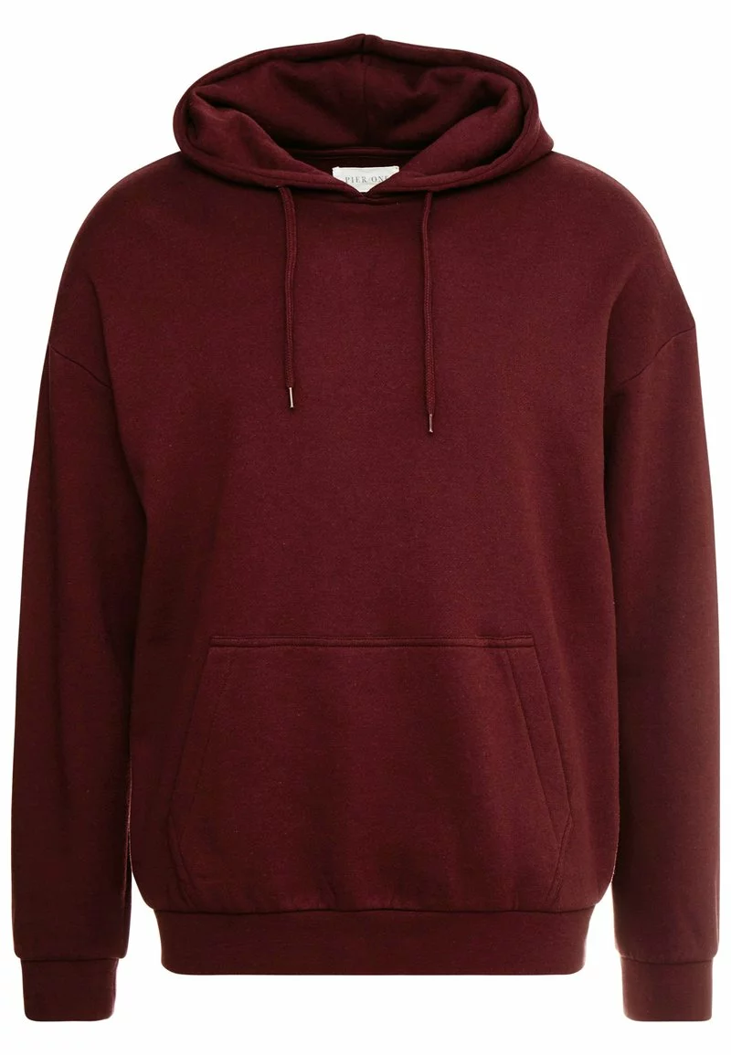 Pier One Uomo PLAIN SKATER HOODY - Felpa Con Cappuccio - Bordeaux 7 Pier One Uomo PLAIN SKATER HOODY - Felpa Con Cappuccio - Bordeaux - immagine 5