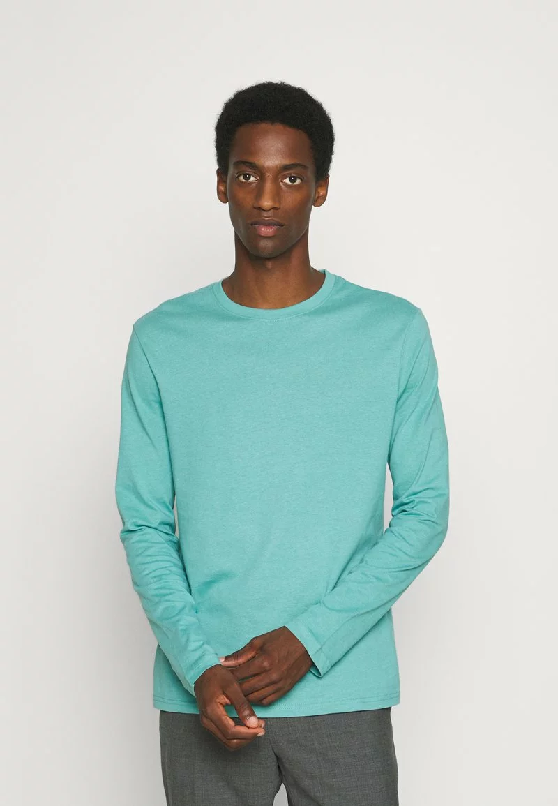 Pier One Uomo 5 PACK - Maglietta A Manica Lunga - Dark Blue/turquoise/white 4 Pier One Uomo 5 PACK - Maglietta A Manica Lunga - Dark Blue/turquoise/white - immagine 2