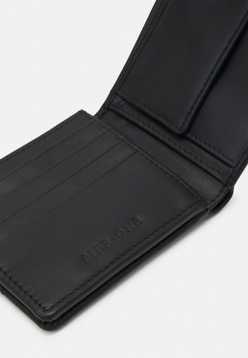 Pier One Uomo LEATHER - Portafoglio - Black 7 Pier One Uomo LEATHER - Portafoglio - Black - immagine 5