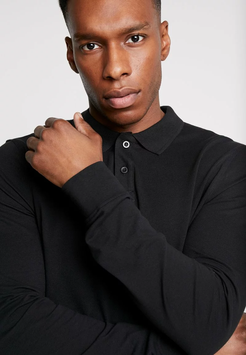 Pier One Uomo 2 PACK - Polo - Mottled Grey/black 7 Pier One Uomo 2 PACK - Polo - Mottled Grey/black - immagine 5