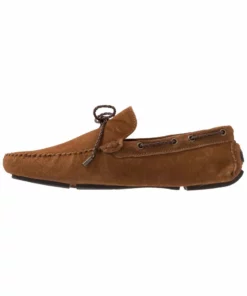 Pier One Uomo LEATHER - Mocassini - Cognac