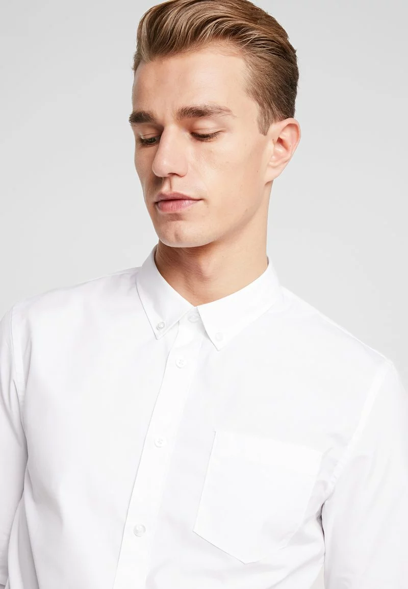 Pier One Uomo 2 PACK - Camicia Elegante - White/light Blue 8 Pier One Uomo 2 PACK - Camicia Elegante - White/light Blue - immagine 6