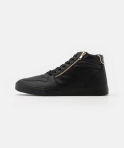Pier One UNISEX - Sneakers Alte - Black/gold-coloured