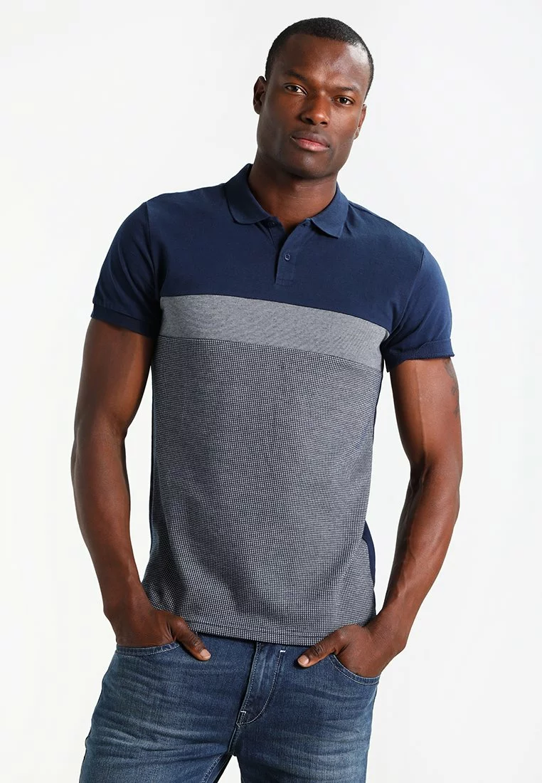Pier One Uomo Polo - Dark Blue/mottled Grey 3 Pier One Uomo Polo - Dark Blue/mottled Grey