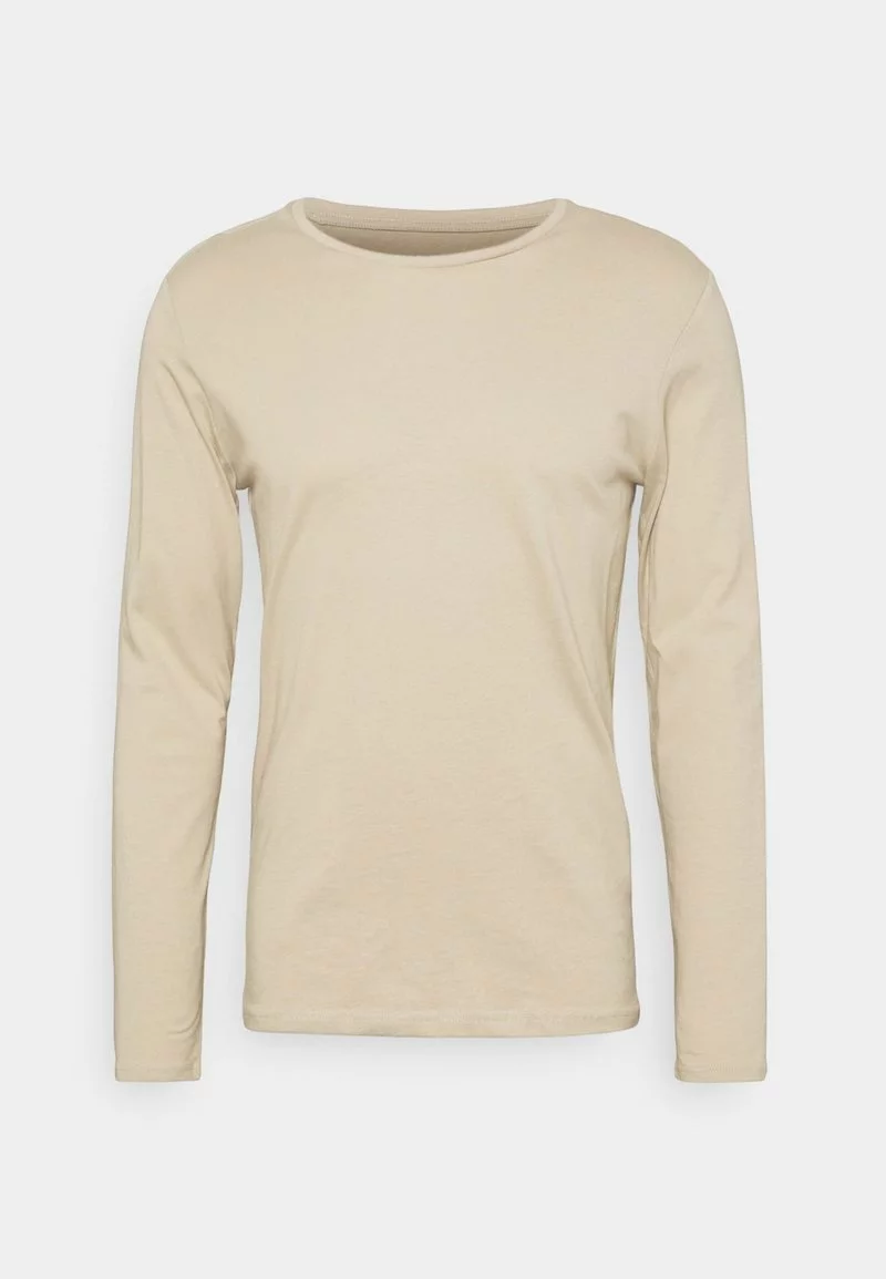 Pier One Uomo 2 PACK - Maglietta A Manica Lunga - Beige/black 4 Pier One Uomo 2 PACK - Maglietta A Manica Lunga - Beige/black - immagine 2