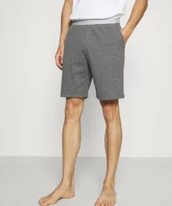 Pier One Uomo LOUNGE HENLEY SHORTS - Pantaloni Del Pigiama - Mottled Dark Grey
