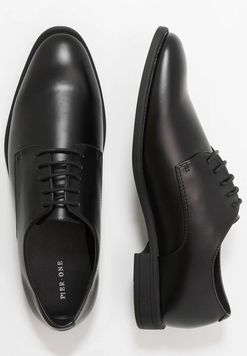 Pier One Uomo Stringate Eleganti - Black 4 Pier One Uomo Stringate Eleganti - Black - immagine 2