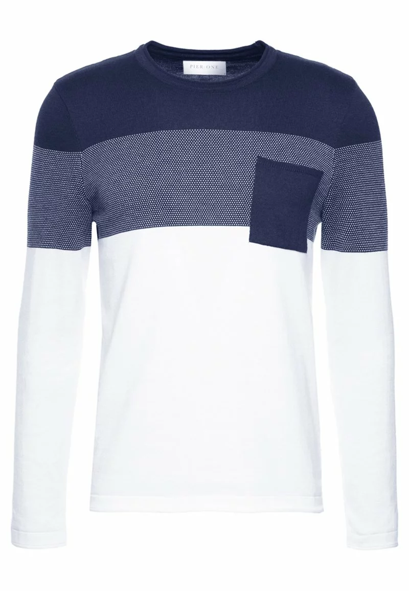 Pier One Uomo Maglione - Dark Blue 7 Pier One Uomo Maglione - Dark Blue - immagine 5