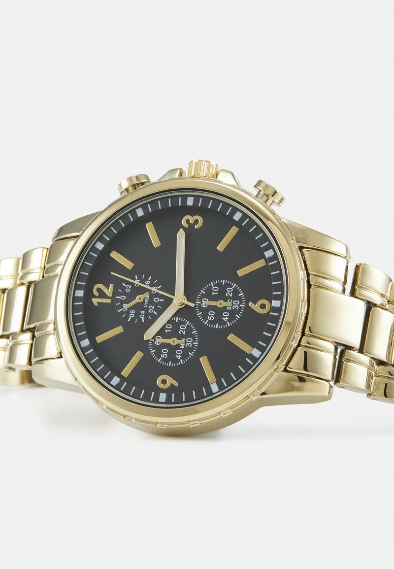 Pier One UNISEX - Orologio - Gold-coloured/black 6 Pier One UNISEX - Orologio - Gold-coloured/black - immagine 4