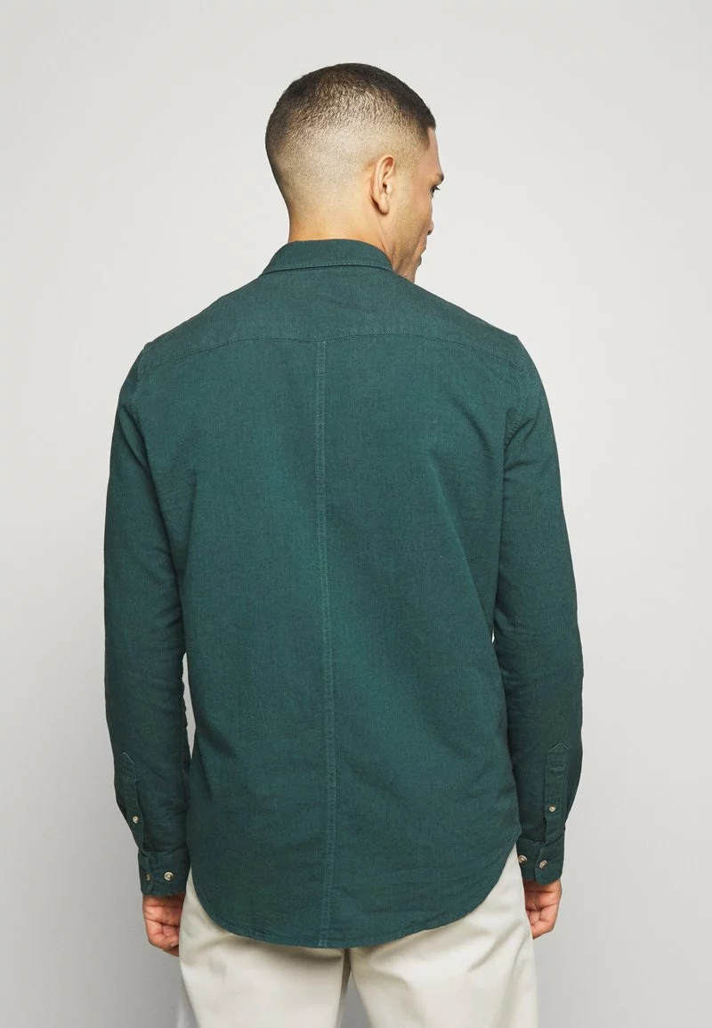 Pier One Uomo Camicia - Dark Green 5 Pier One Uomo Camicia - Dark Green - immagine 3