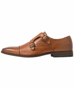 Pier One Uomo LEATHER - Mocassini Eleganti - Cognac