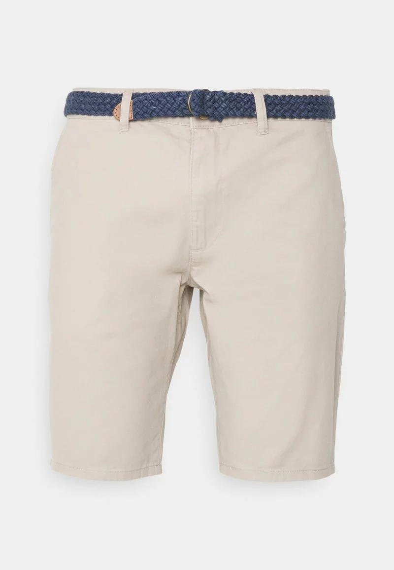 Pier One Uomo CHINOS WITH BELT - Shorts - Tan 3 Pier One Uomo CHINOS WITH BELT - Shorts - Tan
