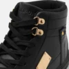 Pier One Unisex Sneakers Alte - Black/gold-coloured -Offerta Economica Pier One 1db9bc222cf04d39ad20077bc70737ee