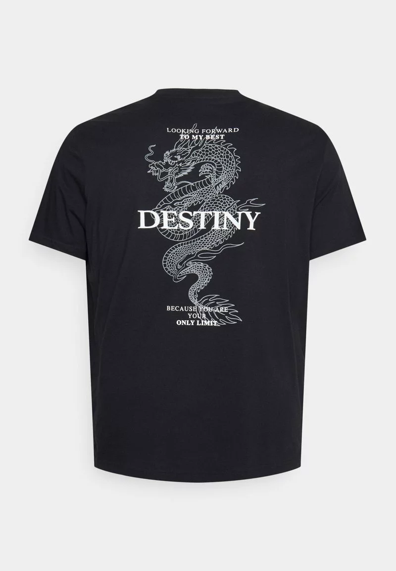 Pier One Uomo T-shirt Con Stampa - Black 4 Pier One Uomo T-shirt Con Stampa - Black - immagine 2