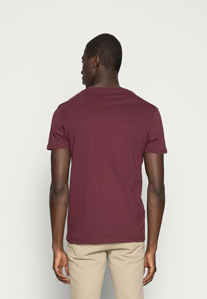 Pier One Uomo 2 PACK - T-shirt Basic - Bordeaux 5 Pier One Uomo 2 PACK - T-shirt Basic - Bordeaux - immagine 3