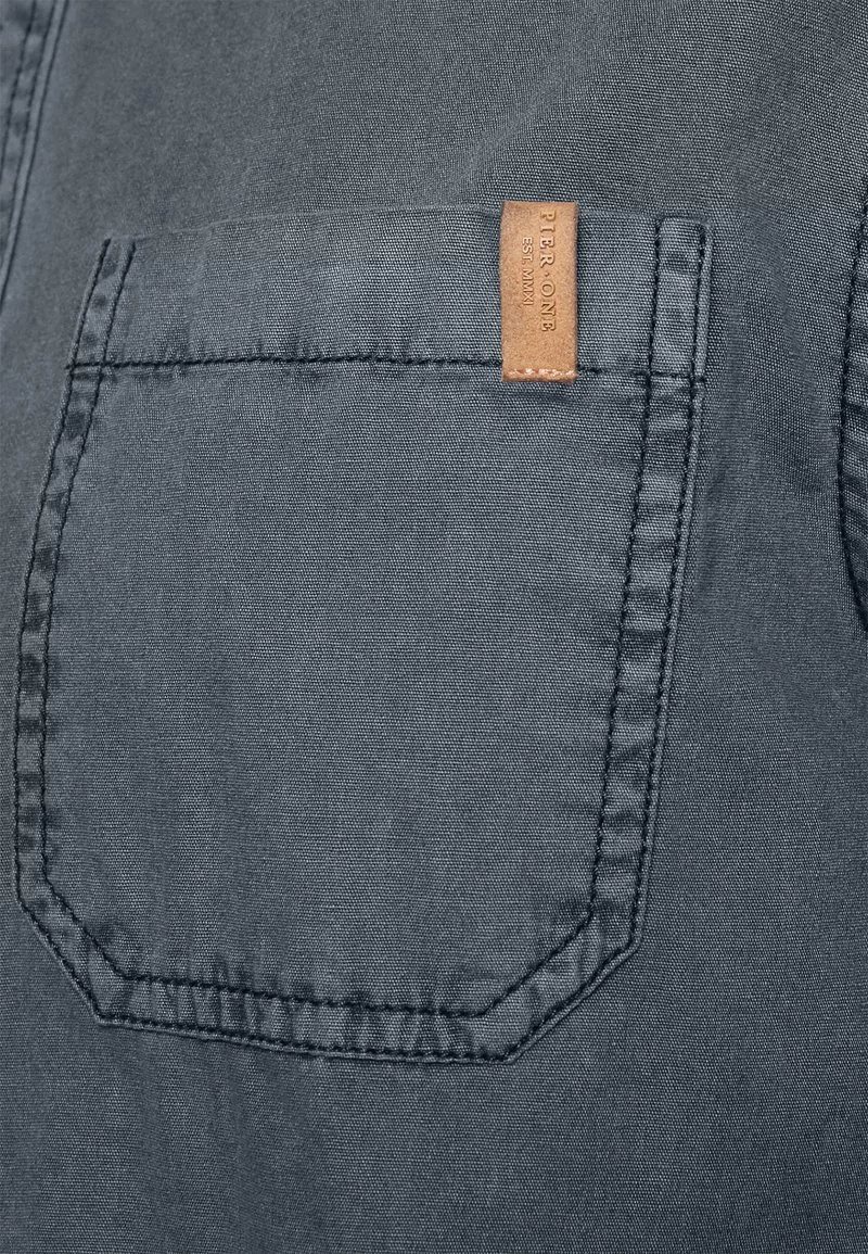 Pier One Uomo Camicia - Blue-grey 8 Pier One Uomo Camicia - Blue-grey - immagine 6