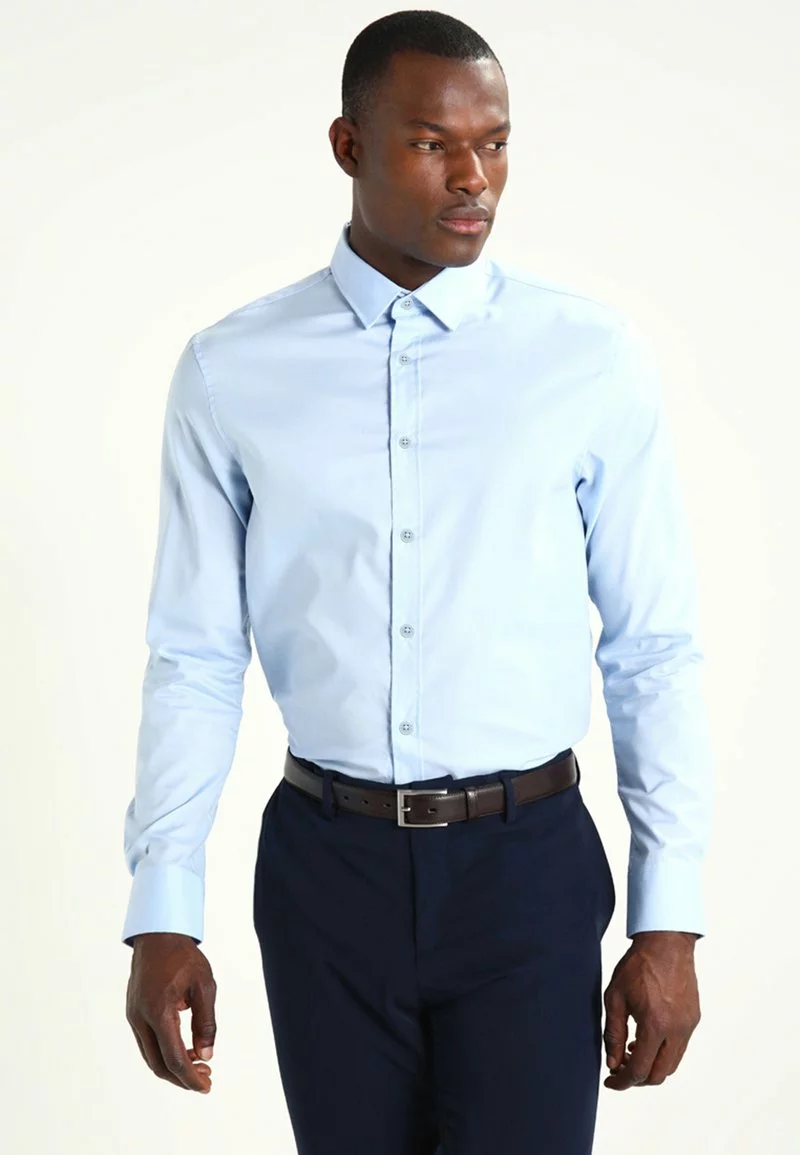 Pier One Uomo Camicia Elegante - Light Blue 3 Pier One Uomo Camicia Elegante - Light Blue