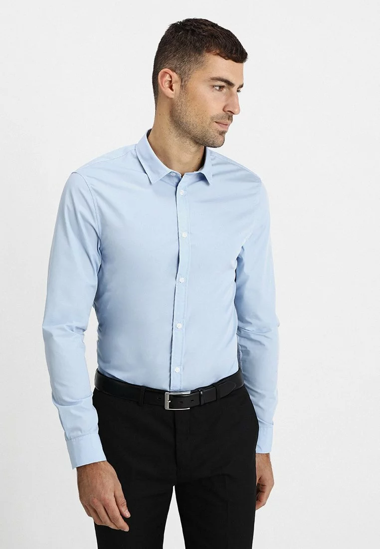 Pier One Uomo 2 PACK - Camicia Elegante - White/light Blue 4 Pier One Uomo 2 PACK - Camicia Elegante - White/light Blue - immagine 2