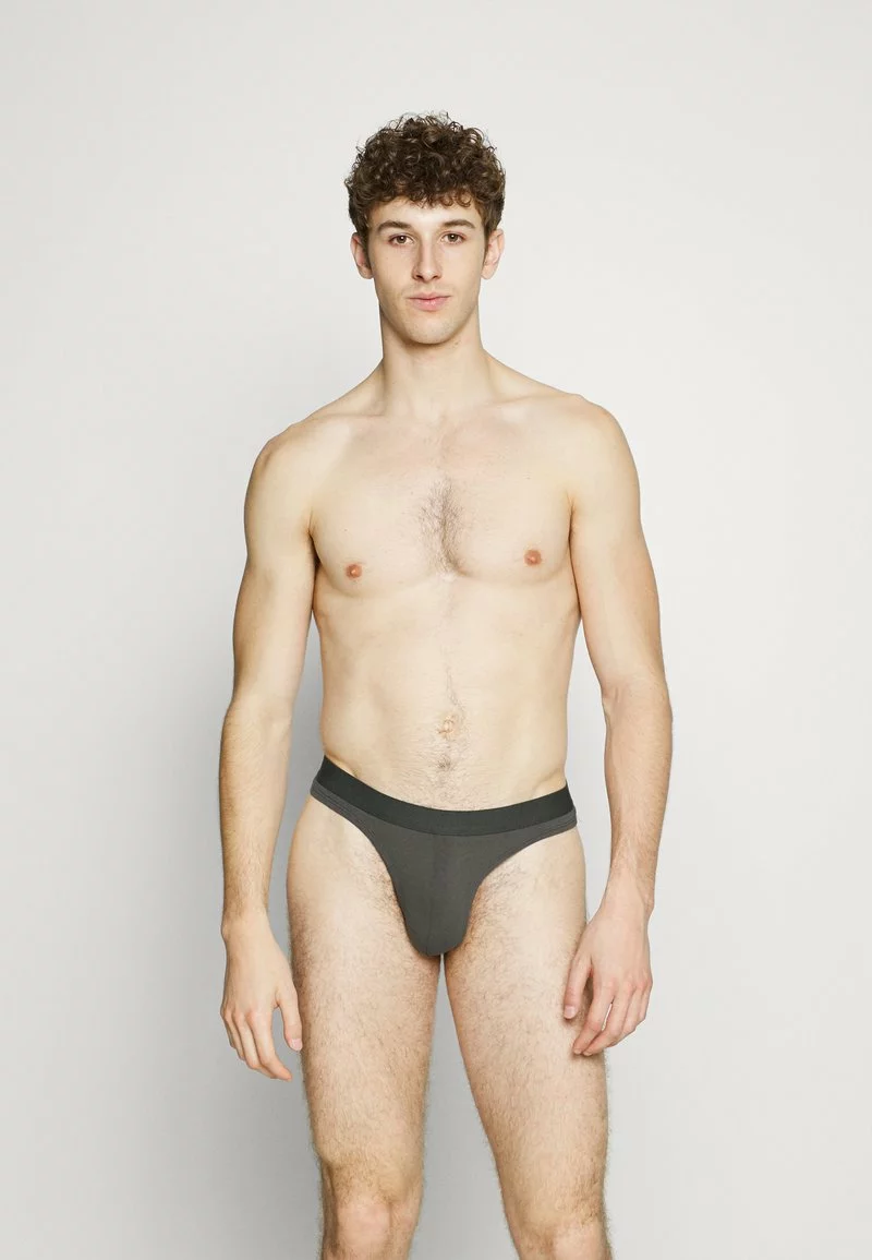 Pier One Uomo 3 PACK - Slip - Dark Grey/brown/red 5 Pier One Uomo 3 PACK - Slip - Dark Grey/brown/red - immagine 3