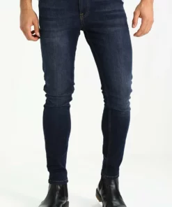 Pier One Uomo Jeans Skinny Fit - Dark Blue Denim