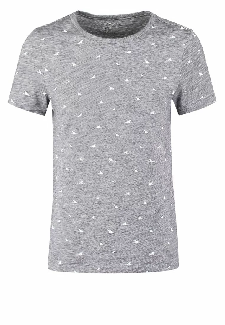 Pier One Uomo T-shirt Con Stampa - Dark Blue Melange 8 Pier One Uomo T-shirt Con Stampa - Dark Blue Melange - immagine 6
