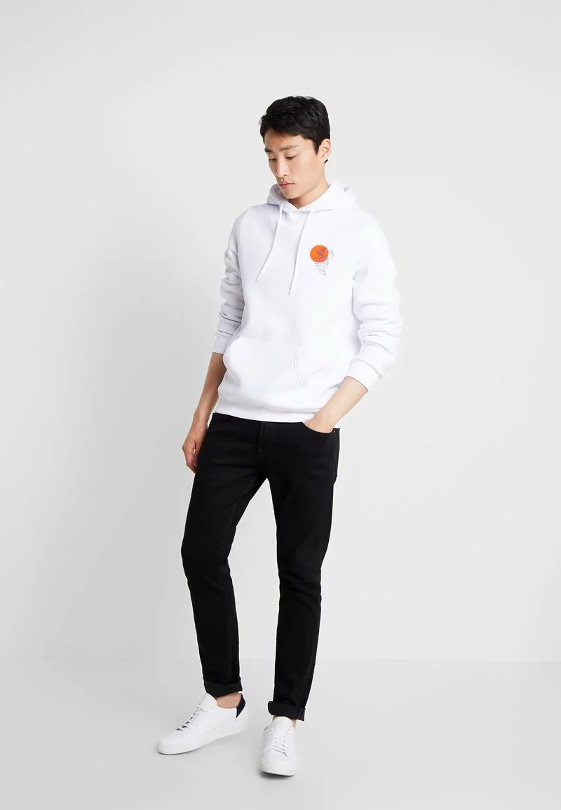 Pier One Uomo Felpa Con Cappuccio - White 4 Pier One Uomo Felpa Con Cappuccio - White - immagine 2