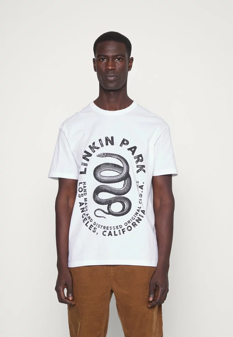 Pier One Uomo LINKIN PARK TEE - T-shirt Con Stampa - White 3 Pier One Uomo LINKIN PARK TEE - T-shirt Con Stampa - White