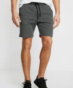 Pier One Uomo Pantaloni Sportivi - Mottled Dark Grey