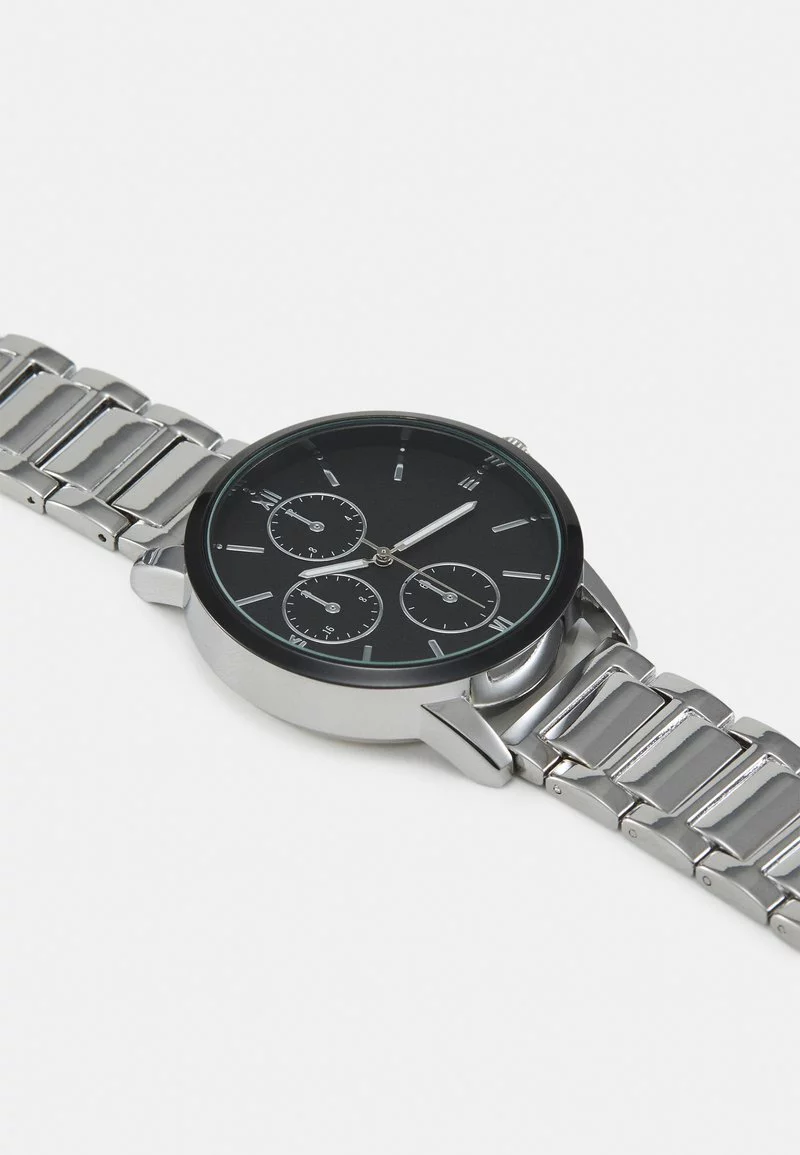 Pier One UNISEX - Orologio - Black/silver-coloured 7 Pier One UNISEX - Orologio - Black/silver-coloured - immagine 5